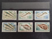 Znaczki Republika Kongo 1961 ryby