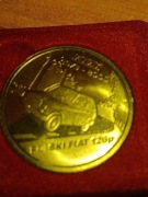 Moneta kolekcjonerska orlen kultowe samochody,,Fiat 126p'''