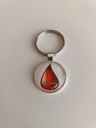 Brelok , grupa krwi AB Rh+