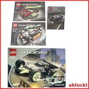 LEGO Racers INSTRUKCJA do 8647 Night Racer + 7802 + 8150 + 8661