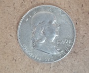 Amerykański(USA) srebrny Half dollar 1961 rok mennica  Denver 