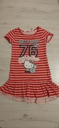 Sukienka bawełniana na lato później tunika hello kitty 122-128 7-8 la