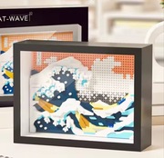 Mikroklocki w ramce - Wielka Fala 1500 el.