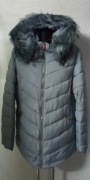 Kurtka damska zimowa grafitowa. 48/50