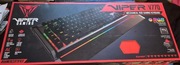 Klawiatura mechaniczna Patriot Viper V770 Kailh Red USB czarna RGB