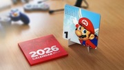 NOWY kalendarz kartkowy na biurko My Nintendo Online 2026 Mario Zelda Yoshi