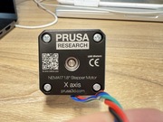 Silniki krokowy osi X Prusa i3 wraz z zębatką