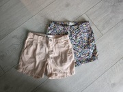 2 pary dziewczęcych spodenek bawełnianych H&M r 110/116