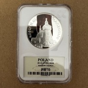 Moneta 20 zł 2006 925 Ag Kościół w Haczowie PR70