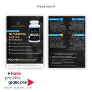 Projekt ulotki dwustronnej A5 | wydruk 500 szt. 