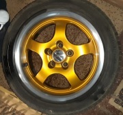 FELGA VW GOLF 185/55R15 5X100 letnie opony Gratis!