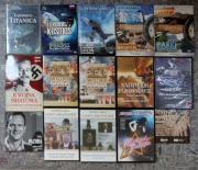 Zestaw 15 szt. nośników CD, DVD i VCD – dokumentalne i popularno-naukowe