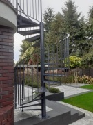 SCHODY ZEWNĘTRZNE METALOWE STALOWE