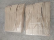 Zestaw sztućców, łyżeczki, noże, widelczyki drewniane 120 szt.