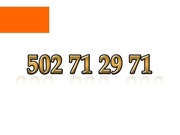 502 71 29 71 ZŁOTY NUMER STARTER ORANGE ŁATWY NA KARTĘ PREPAID GSM