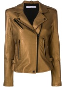 IRO Paris złota kurtka skórzana czarne zamki S-60%