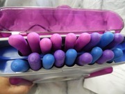 JMB 18 PCS FLEXI STYLER & ILUMINATED MIRROR COMBIN