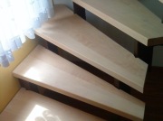 Lite drewno Schody Bukowe DREWNIANE BLATY buk