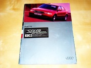 Prospekt Audi A4 1994, brzydka okładka