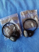 2 sztuki za 45 zł. Nowe słuchawki audio Qatar airline 