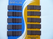 Wsuwki  brązowe - mahoniowe 100 szt., wsuwka Prolak