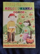 Uczę się pisać kolorowanka ogród