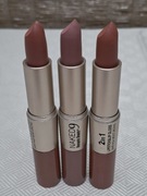 Zestaw szminek + błyszczyk 3 sztuki 