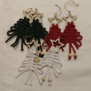 Makrama ozdoby choinkowe 