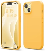 Etui z płynnego silikonu iPhone 15, 6.1 Cale (Sunshine)