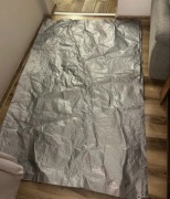 Tarp Płachta biwakowa kempingowa 250x190 szara