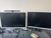 Dwa monitory NEC ea244wmi