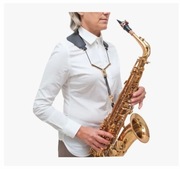 BG Franck Bichon pasek skórzany do saksofonu tenor/alt