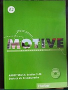 1x Motive a2 arbeitsbuch lektion 9-18, +płyta CD