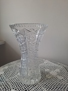 Duży wazon kryształowy PRL