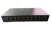 S98 9-portowy switch PoE dla 8 kamer IP, 8x PoE + 