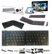 Bezprzewodowa klawiatura Bluetooth Składana Mac OS / Android / iOS / PC
