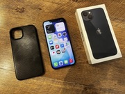 Telefon iPhone 13 128GB Czarny - 88% Baterii Pudełko Etui