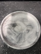 Gipsowa patera ręcznie wykonana 