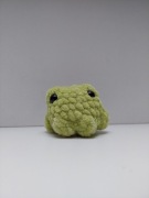 Zielona "pocket frog" żabka na szydełku| handmade, ręcznie wykonany