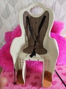 Fotelik rowerowy tylny Romet Elibas T beże i brązy