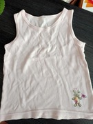 Bluzka na ramiączka podkoszulka różowa niemowlęca