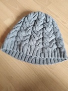CZAPKA DAMSKA ZIMOWA SZARA