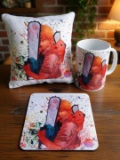 Chainsaw man manga anime prezent zestaw Poduszka podkladka kubek 