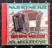 Najpiękniejsze melodie włoskie na akordeonie, płyta CD