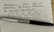 Pióro wieczne Montblanc 622  firmowa EF-F naboje standard LATA 70-TE