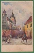 Legionista pod Wawelem - ok.1920r. - mal. St.Tondos i W. Kossak