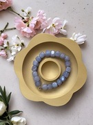 Błękitny Spokój – bransoletka z akwamarynu 8 mm