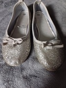 Balerinki brokatowe r 35 