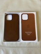 Apple Oryginalne Etui iPhone 12 Pro Max Brown A2495 Skórzane Brązowe Wwa