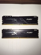HyperX Fury DDR4 2x4GB 2400MHz CL15